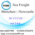 Porto di Shenzhen LCL consolidamento a Newcastle